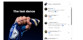 Publicación de Radamel Falcao en