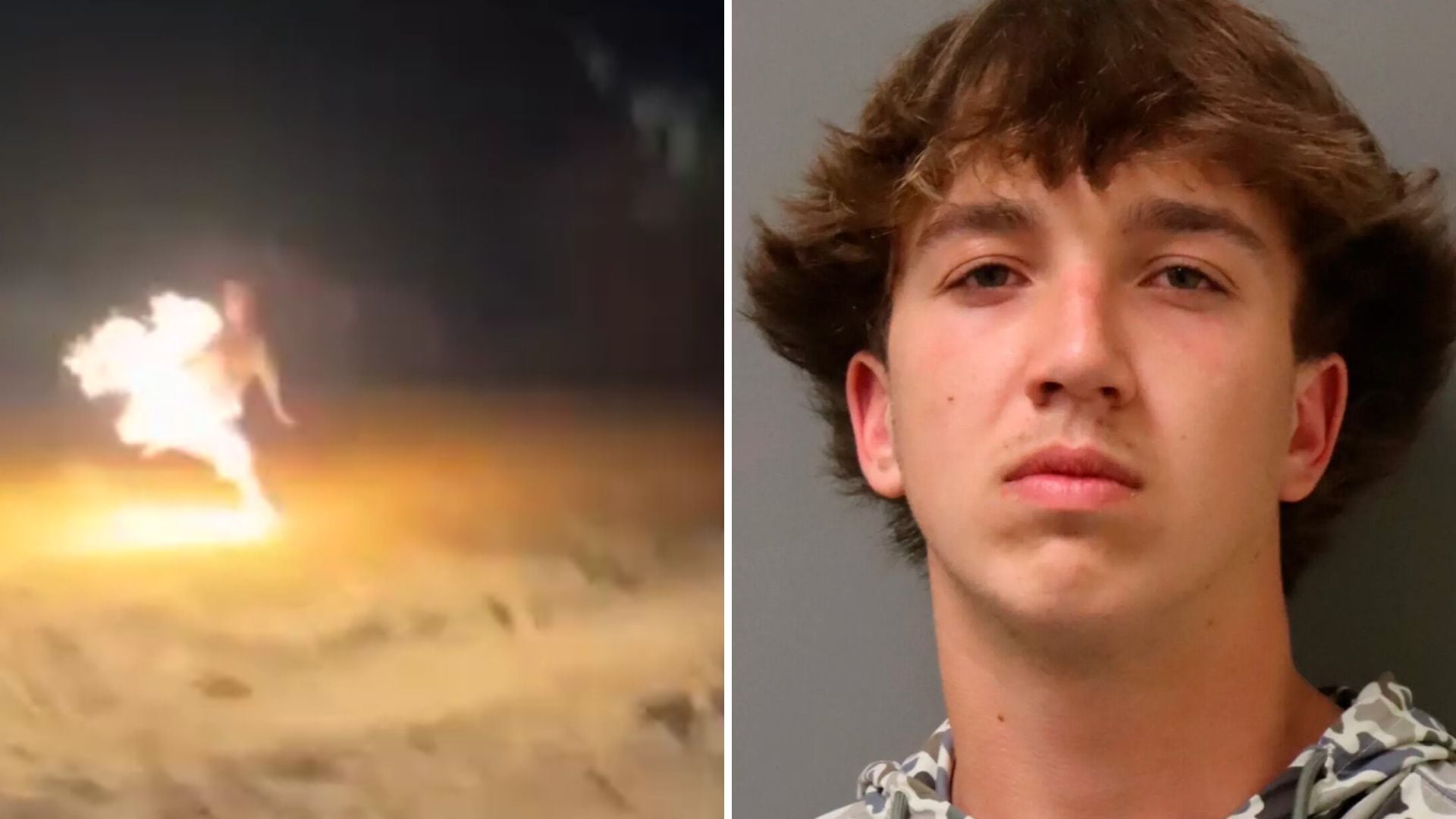 Un joven de 17 años es arrestado por presuntamente incendiar a un amigo con combustible