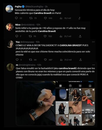 Reacción de usuarios sobre caso