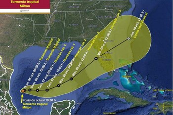 Milton no impactaría a México. Foto: X: @SSPCMexico