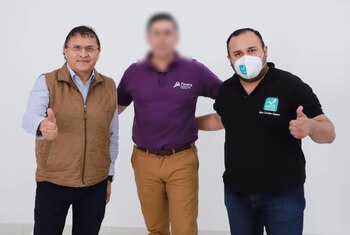 Mario Alberto Cervantes Palomino, junto a su hijo Mario Cervantes Montero ambos de NA Edomex
