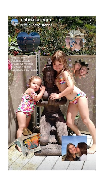 Sienna Cubero expresó su cariño