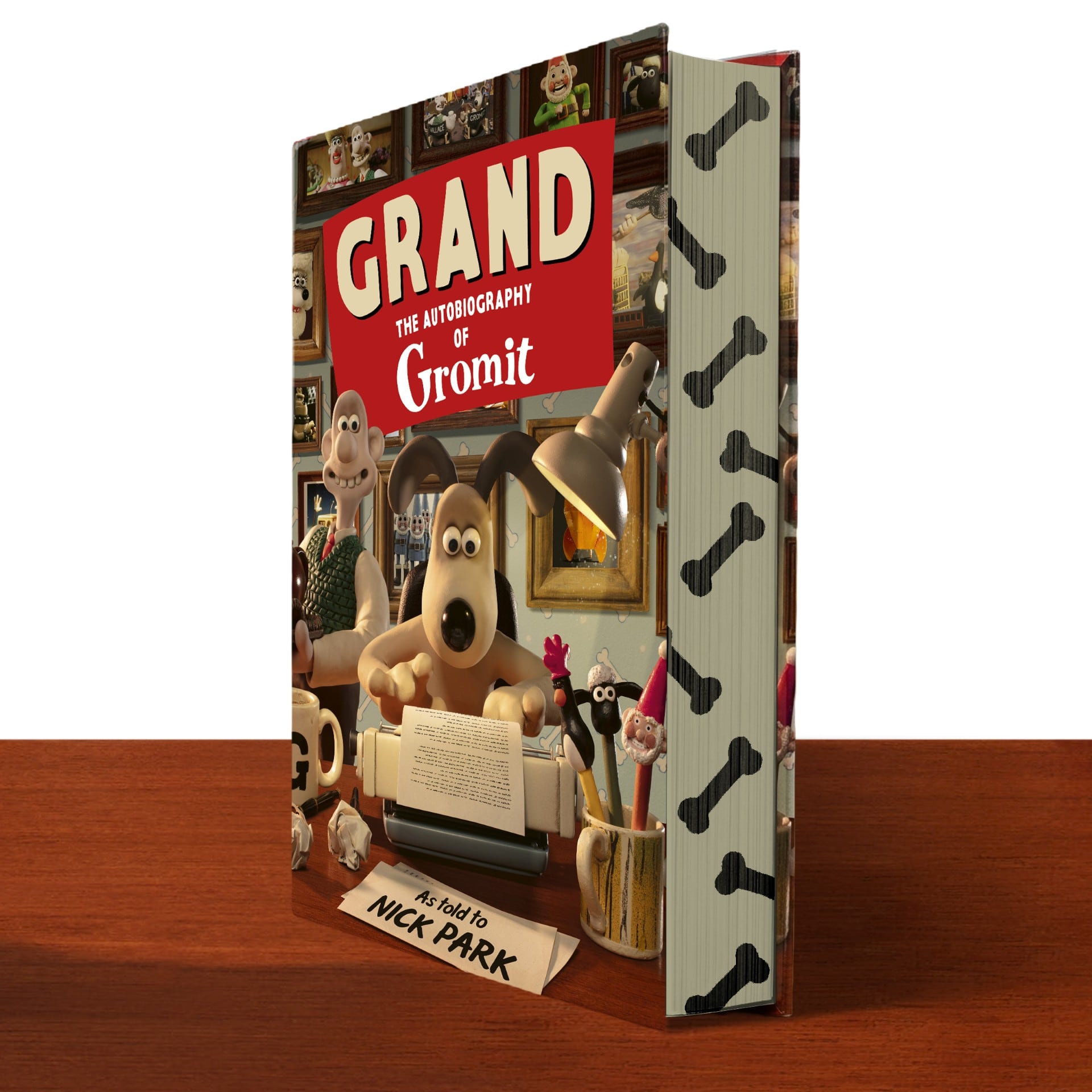 El libro titulado Grand: The Autobiography of Gromit estará disponible para el público a partir de este 22 de octubre. (Books Cumbria)