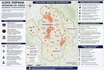 Niños y mujeres, los más vulnerables ante la violencia de bandas en Bucaramanga, según la Defensoría - crédito Defensoría de Pueblo