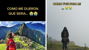 La mujer explicó que afortunadamente