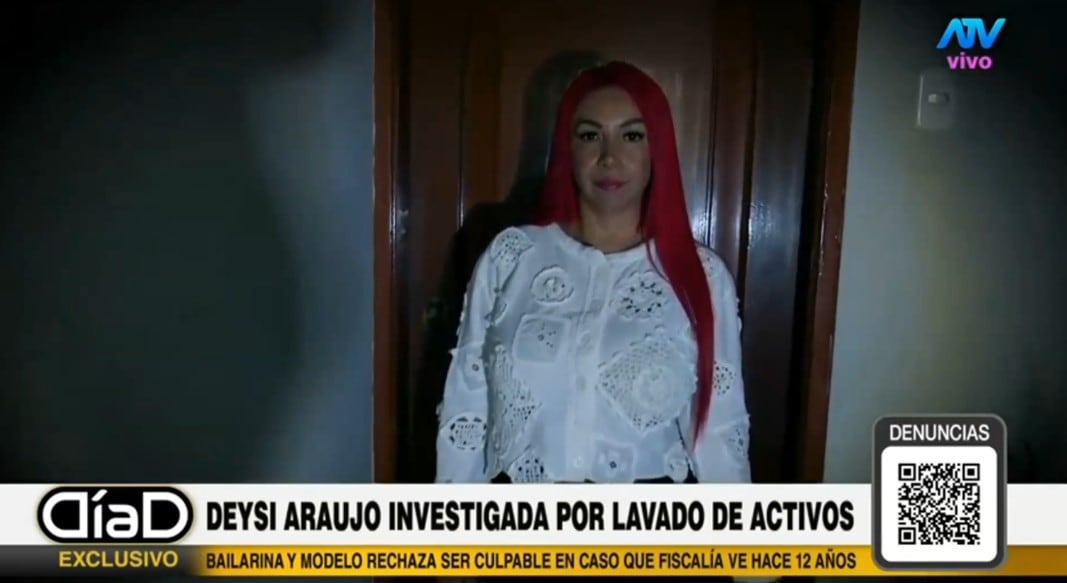 Deysi Araujo niega haber recibido dinero del narcotráfico: “No hay depósitos”. Captura: Día D.