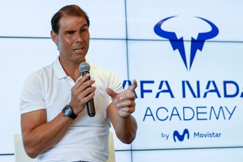 El tenista español Rafael Nadal