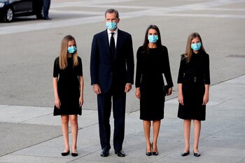 misa en homenaje a victimas de covid en españa reyes españoles