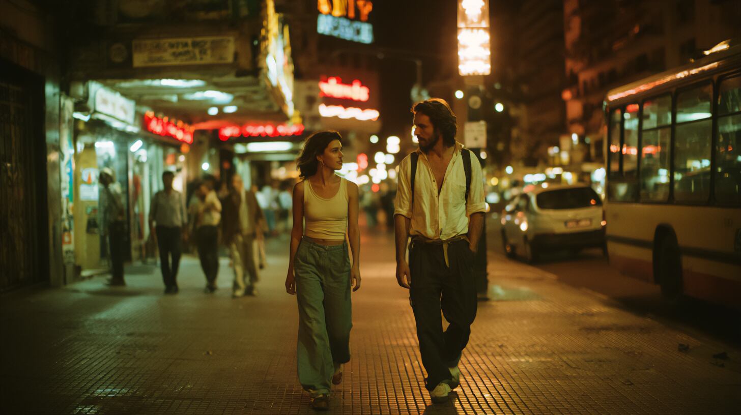 Sofía y Tomás caminaron por Avenida Corrientes sin decir una palabra, el aire se cortaba (Imagen Ilustrativa Infobae)