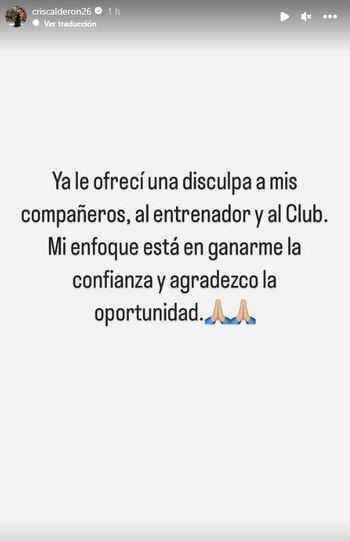 Chicote Calderón replicó la acción