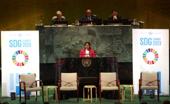 La representante de la juventud