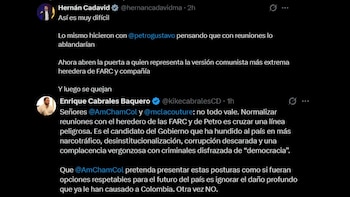 Hernán Cadavid y Enrique Cabrales