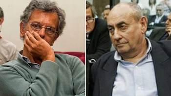 Lucio César Nast (izquierda), el