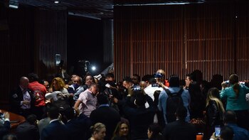 Los trabajadores sindicalizados protestaron contra