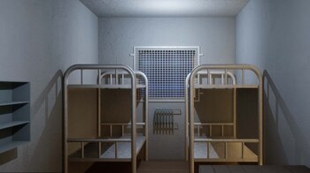 Una celda de la cárcel