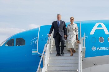Alberto Fernandez llega a Washington