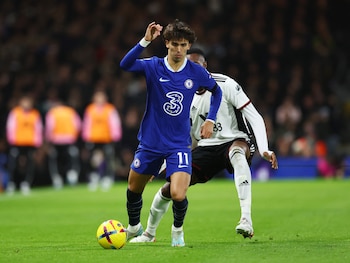 João Félix durante su debut