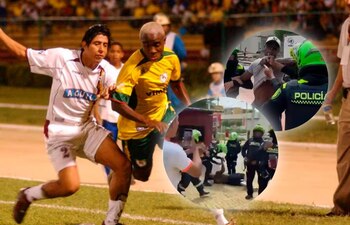 Agresión a exfutbolista