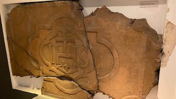 La placa de piedra de