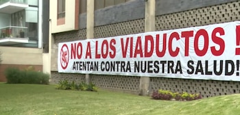 Viaductos en la avenida Javier