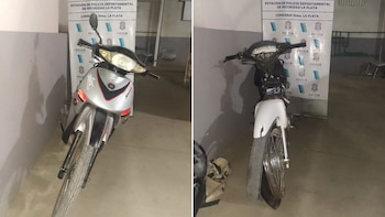 Robo La Plata moto
