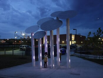 Una de las obras del