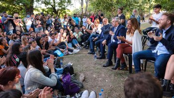 Alberto Fernández en Lomas de Zamora