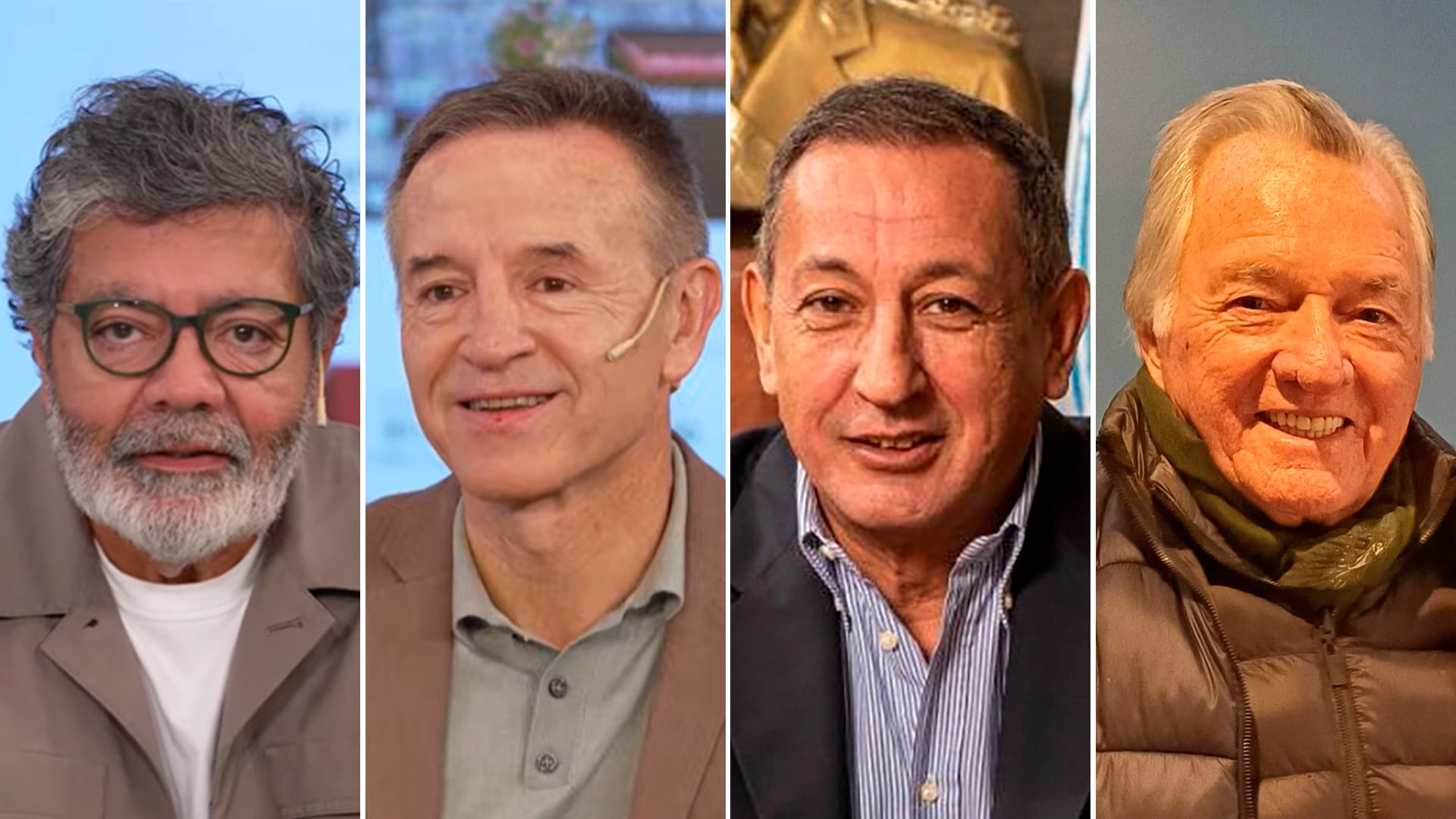 Gerardo Martínez, Jorge Sola, Omar Maturano y Luis Barrionuevo