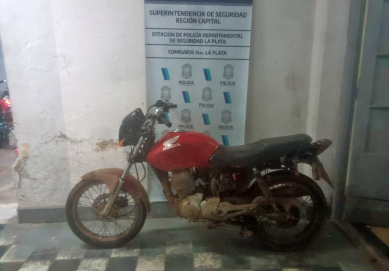 La moto que usaban los motochorros para robar