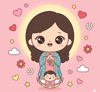 Imágenes devocionales de la Virgen