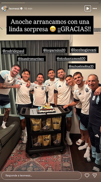 El mensaje de Lionel messi en su cumpleaños 39
