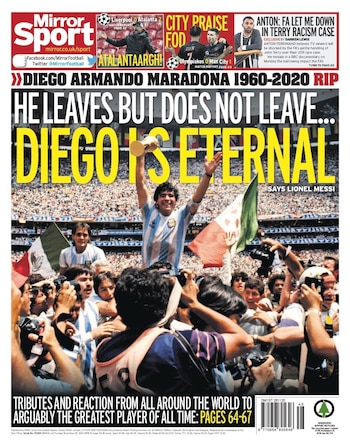 Mirror Sport, Inglaterra