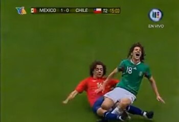 El encuentro fue cortado por