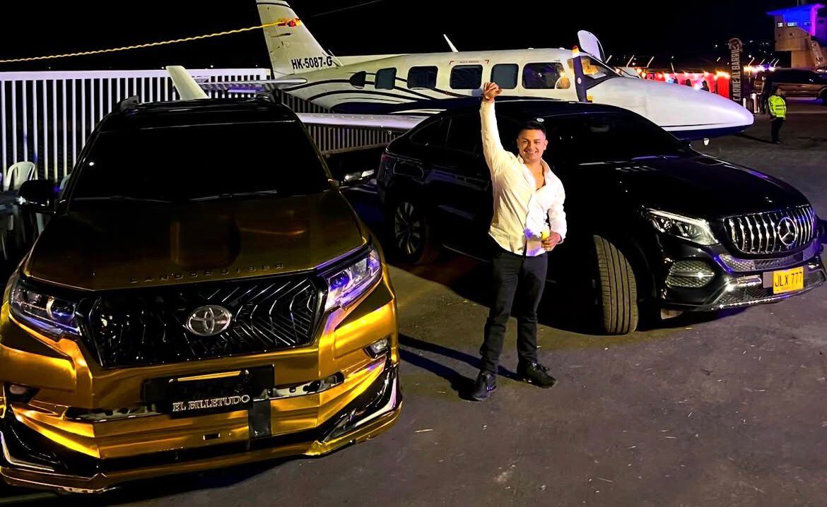 Quién es Johan Andrés López Betancur, conocido en redes sociales como ‘el Billetudo’: estos son los lujos y excentricidades que presume