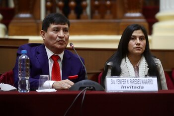 Yenifer Paredes se presentó ante
