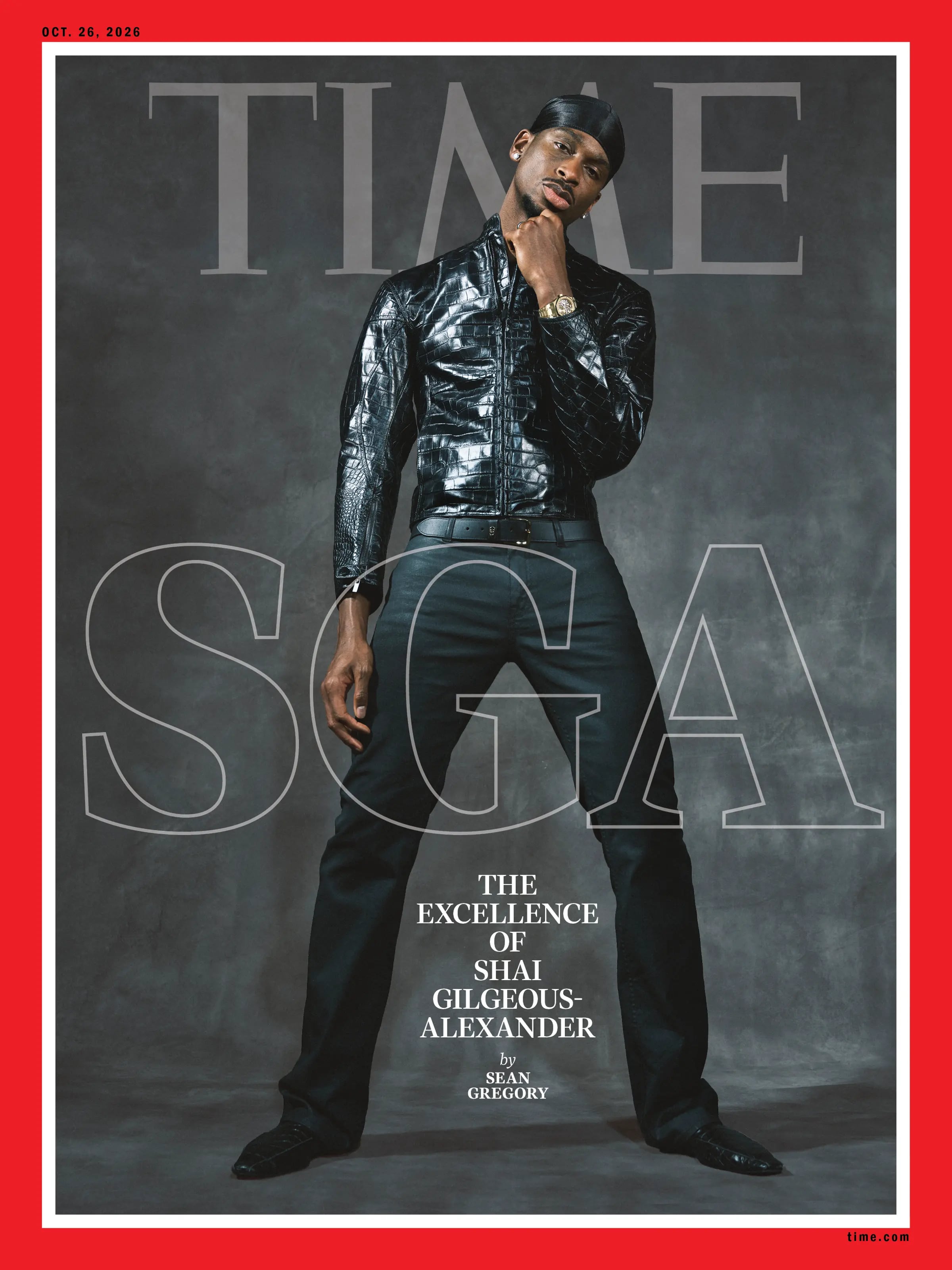TIME presenta a Shai Gilgeous-Alexander de cara al comienzo de la temporada 2026-27