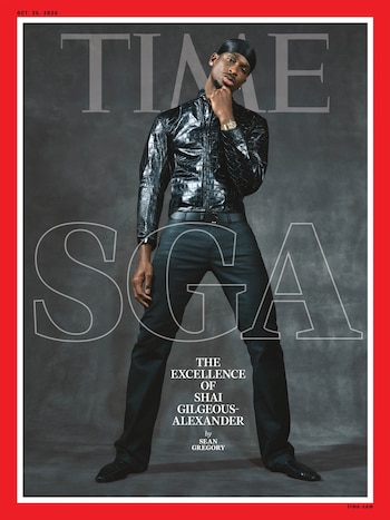 Shai Gilgeous-Alexander (tapa de TIME)