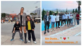 Pilar Rubio y Sergio Ramos han disfrutado de unos días de vacaciones por separado. (Instagram)