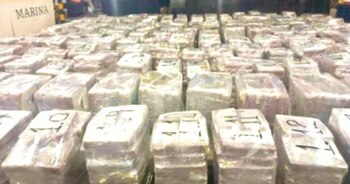 Miles de paquetes con marihuana