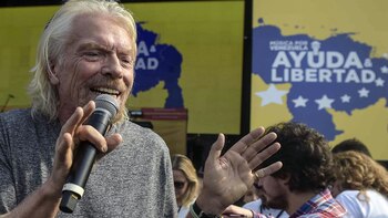 Branson en el concierto