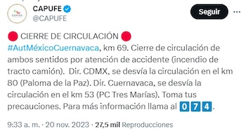 A las 09:30 horas se