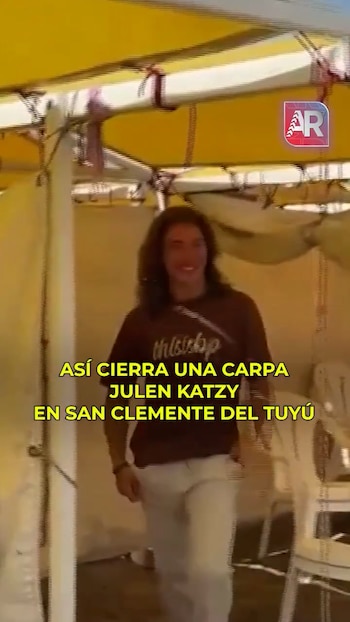 Julen Katzy en plena tarea