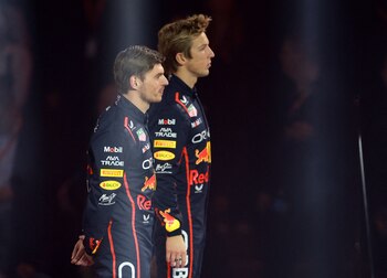 Los pilotos de Red Bull