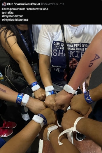 Fans de Shakira en Perú