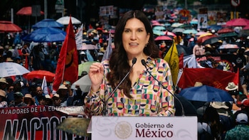 Kenia López Rabadán se suma al llamado de Segob para privilegiar el diálogo con manifestantes en aras del Mundial