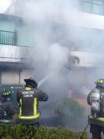 Incendio en hotel Krystal en
