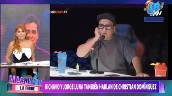 Jorge Luna y Ricardo Mendoza se burlaron de Christian Domínguez, por sus infidelidades.