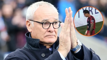 Claudio Ranieri cambió a Gianluca Lapadula durante el partido con Parma por una lesión en la pierna derecha.