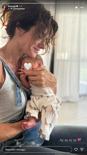 La actriz Florencia Raggi irradia