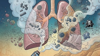 El vapeo sin nicotina también presenta riesgos para la salud, según expertos